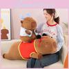 Originality Nezha Aobing Transforms Into Capybara Cartoon Plush Pillow Toy