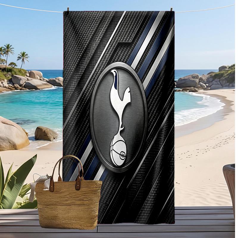 Tottenham Hotspur Printed Beach Towel Quick Dry Soft TowelPortable Large Rectangular Beach Blanket for Travel Swimming Pool