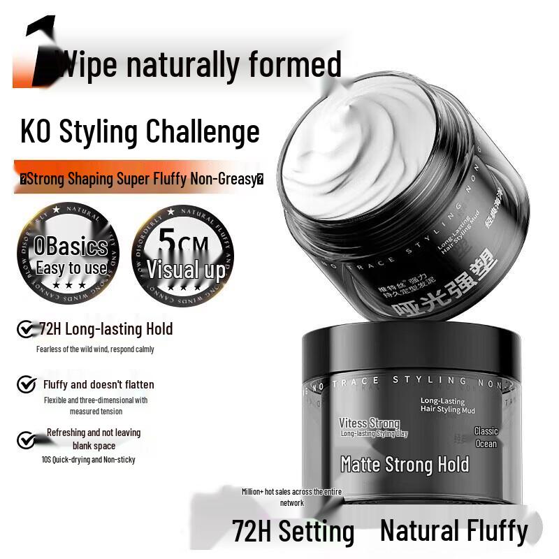 Vitress Strong Hold Matte Hair Clay 100g