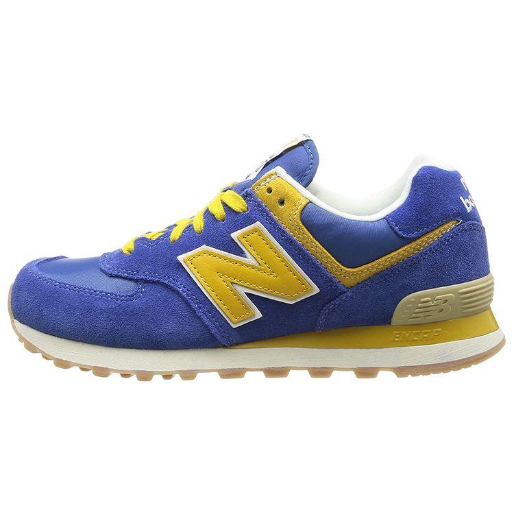 New Balance Men s 574 Blue Yellow ML574VBY 37