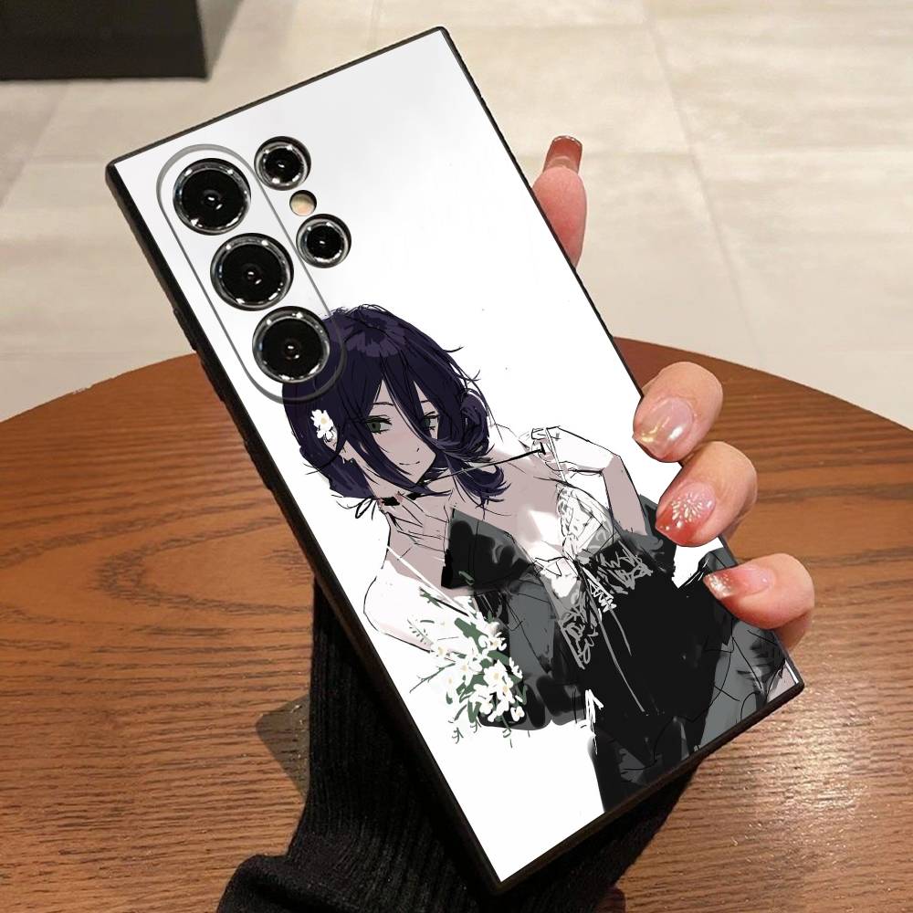 C-Chainsaw Man Reze Arc Phone Case For Samsung S25,S24,S21,S22,S23,S30,Ultra,S20,Plus,Fe,Lite,5G Black Cover