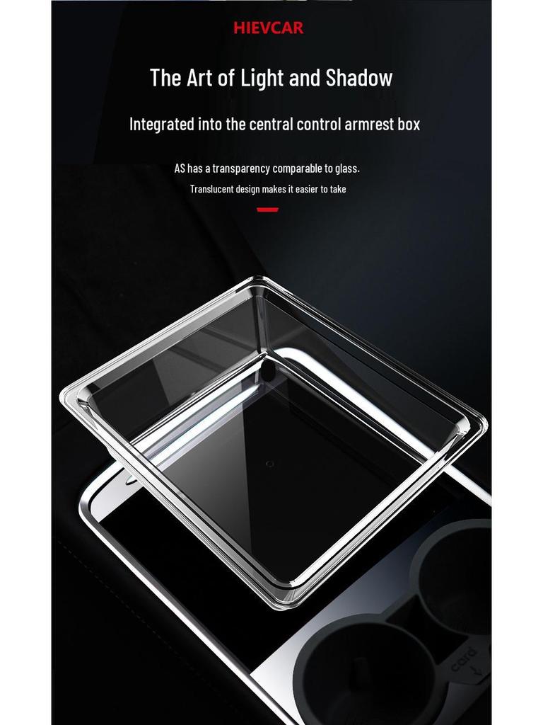 Silikonorganisatör för mittkonsol för Tesla Model 3/Y