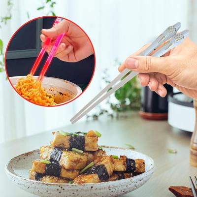 Illuminated Lightsaber Chopsticks for Festive Gatherings