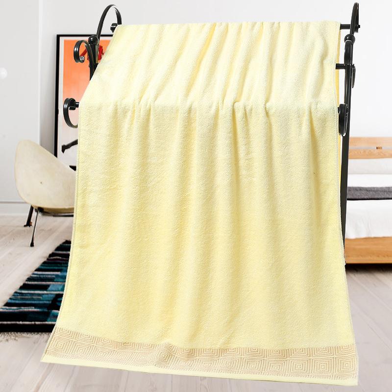 Household Soft Water-absorbing Large Jacquard Bath Towel