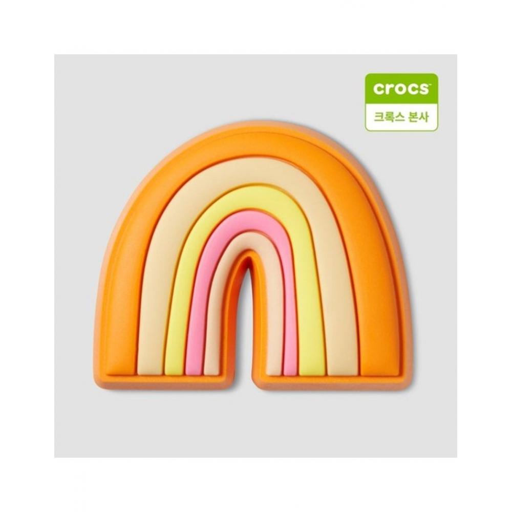 

Crocs Orange Rainbow Zibbitz Charm 10011110 onefree