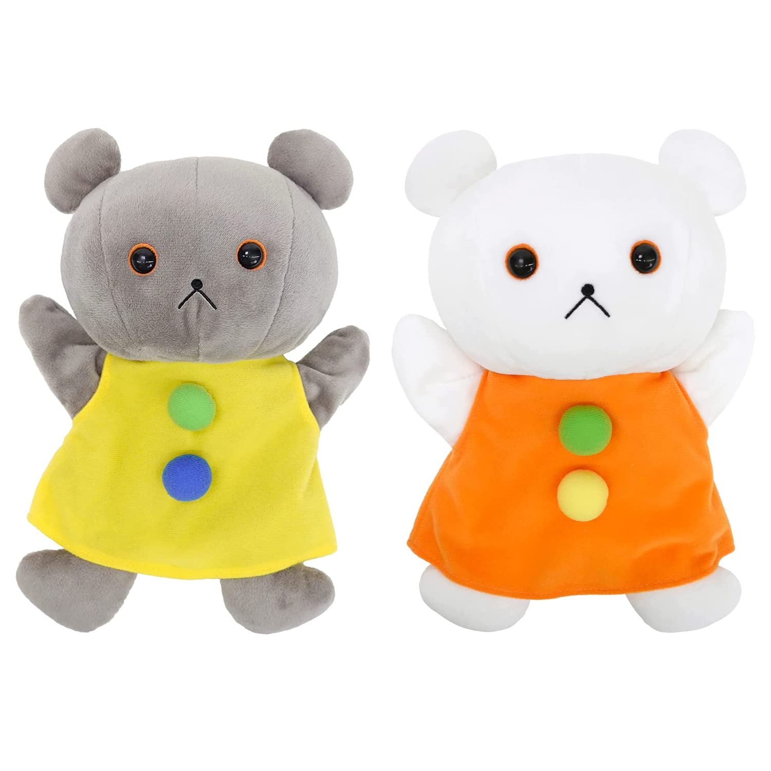 

Little Bear & Polar Bear Hand Puppet Plush Toy Set (2 Types) Approximately 26cm Tall