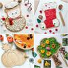 Latests Models Pumpkin Shaped Wooden Dessert Tray Halloween Thanksgiving Home Kids Favors Fruit Serving Happy Party Decoration