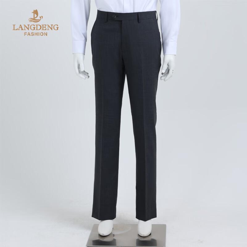 

Langdeng Men s Business Straight-Leg Trousers