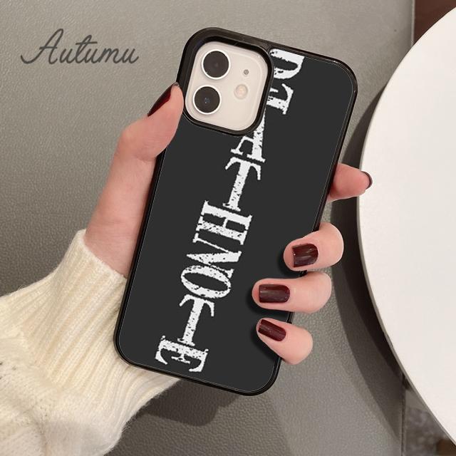 Death Note Phone Case for iPhone 11 12 13 14 Pro Max Mini X XR XS SE 2020 5 6S 7 8 Plus Samsung Galaxy S21 S22 Cover Shell