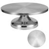 304 Stainless Steel Revolving Cake Base Stand Turntable Kitchen Baking Accessory 30cm