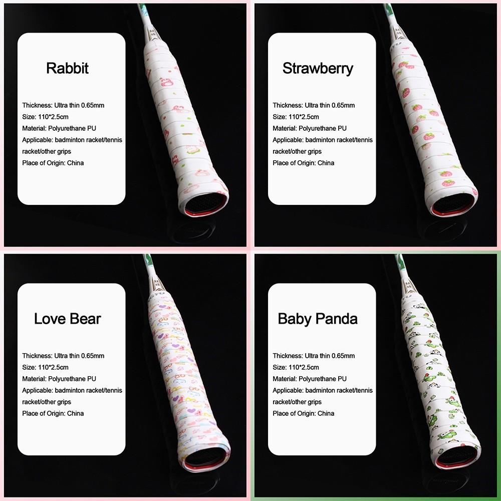 Non-slip Fishing Grip Tape Cartoon Printed Badminton Hand Glue New Badminton Racket Handle Belt