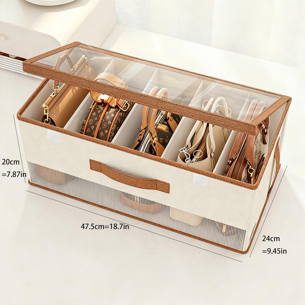 Storage Boxes for Bags, Designed to Save Space And Organize Items. Ideal for Rental Homes, Dorms, And Household Use