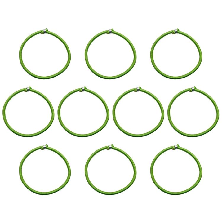 10Pcs Trampoline Elastic Rope Bungee Cord Aluminum Buckles Stretch Cord for Fitness Trampoline Canopy Tent Easy to Use