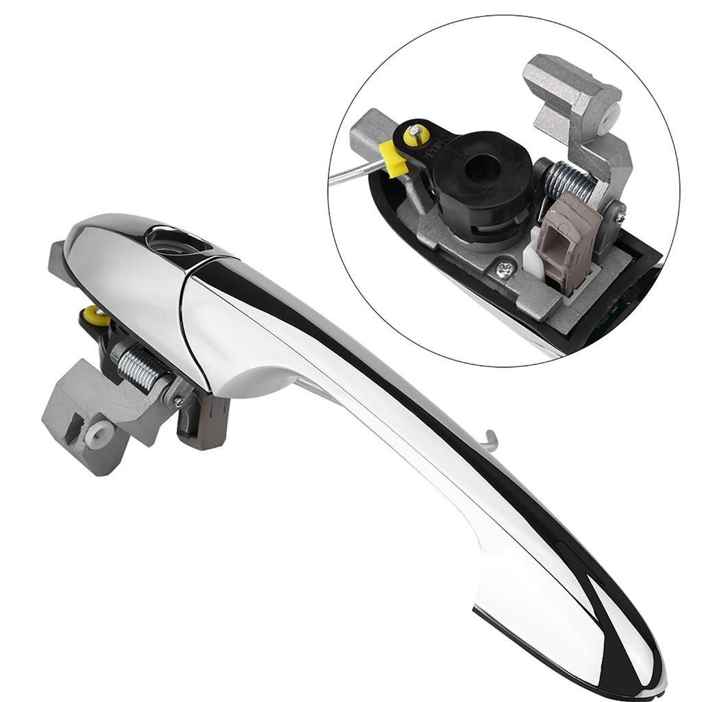Car Exterior Door Handle Chrome Left Hand Drive Exterior Outer Door Handle 68069943AC for Fiat 500 2012-2018