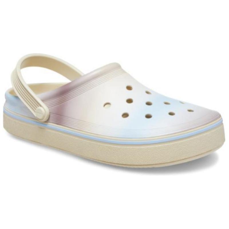 Crocs Off Court Rubber Dipped Clogs Lightweight Comfort Clogs Unisex Bone 208984-2Y3