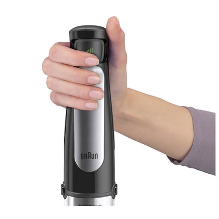 Braun | MQ7000X MultiQuick Immersion | 1000 W | Hand Blender | Hand Blender | 2 Speeds | Black/Stainless Steel