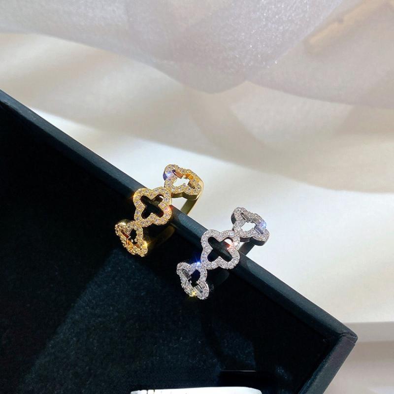 Lindon Klassischer Zirkonring aus Kupferlegierung, Damenschmuck, Hochzeitsversprechen, Partygeschenk