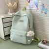 Schoolbag new female students junior high school students high school students large capacity college students backpack wind simple backpack computer 
