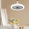 30W E27 Deckenventilator mit Licht & Fernbedienung, Dimmbarer LED-Ventilatorlicht-Kronleuchter für Wohnzimmer Schlafzimmer Küche, Home-Office-Beleuchtung