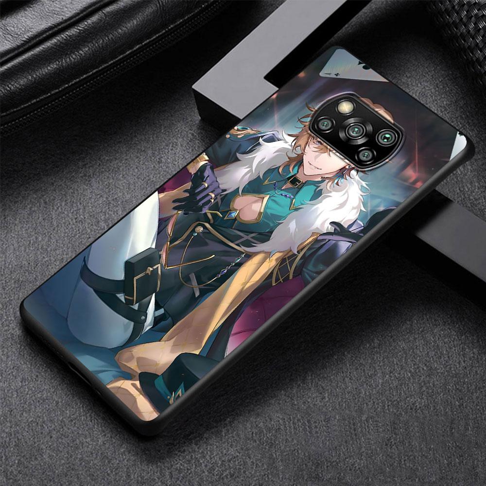 Star Rail Aventurine Sparkle Case for Xiaomi Poco M5s X3 NFC F3 X5 M4 M3 Pro Black Silicone Soft Phone Cover Coque