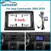 9 Inch Car Frame Fascia Adapter Android Radio Dash Fitting Panel Kit For Jeep Commander 2005-2010