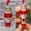 Funny Santa Santa Tree Pendant Christmas Tree Christmas Decoration Christmas Tree Ornament  Gift