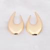 Big Exaggerated Women's Hanging Earrings Hollow U Shape Hyperbole Dangle Earrings Gold Color Metal Drop Earrings Fashion Jewelry