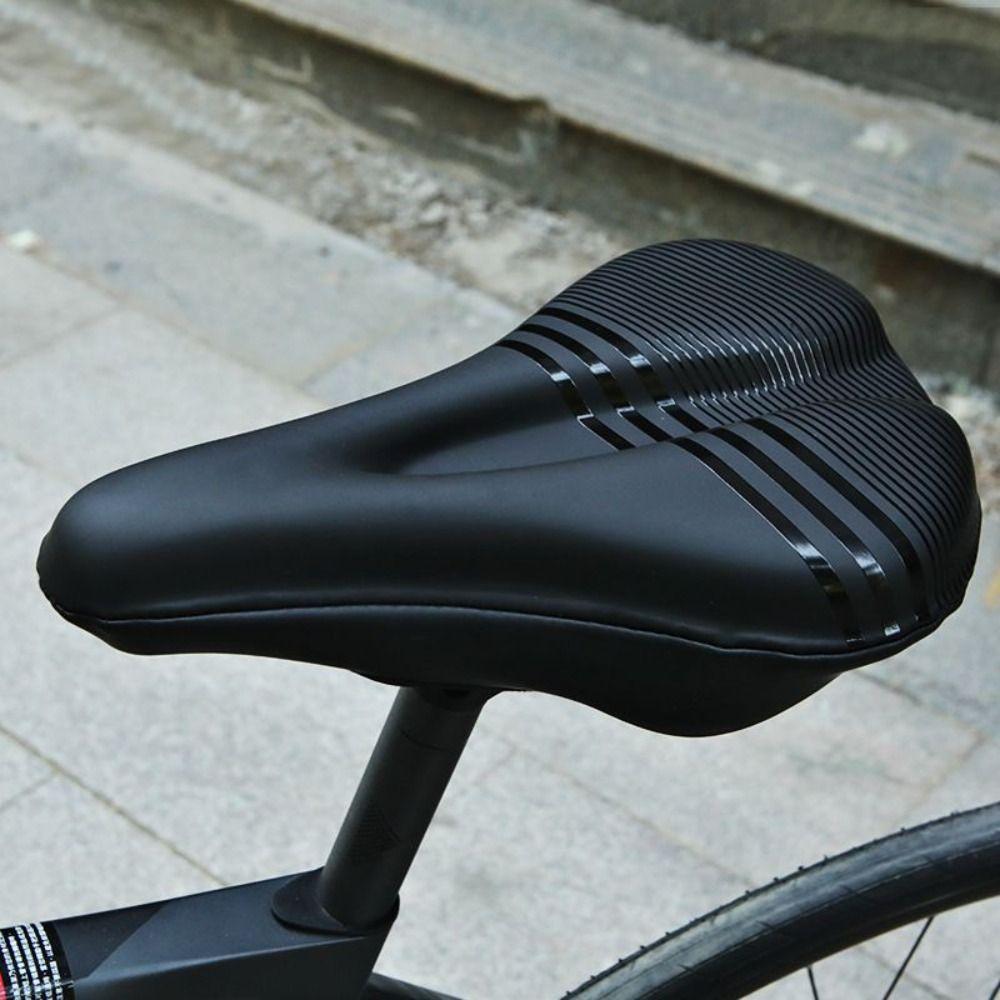PU Leather Shockproof Pad Thicken Thicken Saddle Cover New Cushion Cover Road Bike