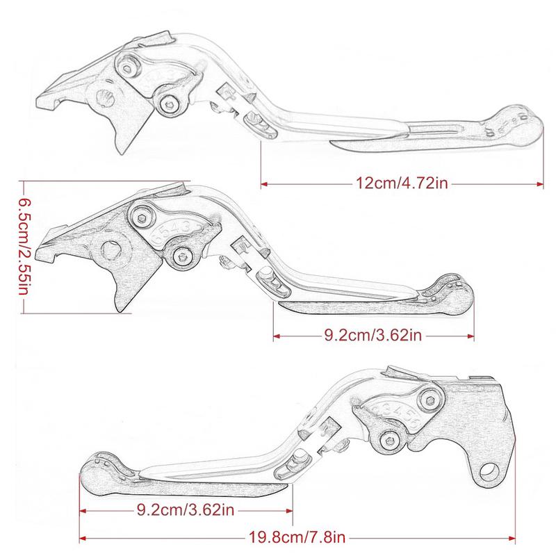 For Honda CB650R CB 650R CB650 R 2019 2020-2023 Motorcycle CNC Adjustable Folding Extendable Brake Clutch Levers Handlebrake