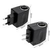 Converter Auto Accessories AC 220V To DC 12V EU US Plug Car Cigarette Lighter Adapter