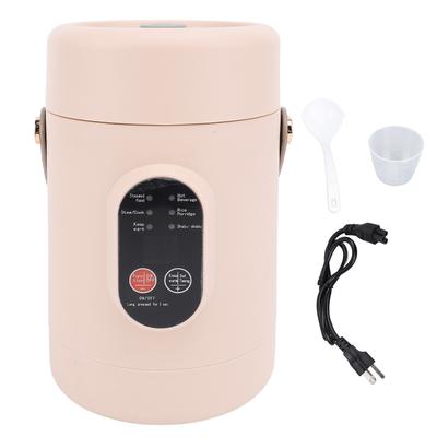 Mini Electric Cooker with Visual Lid Portable Stewing Cooking Pot for Rice Eggs Noodles Porridge US