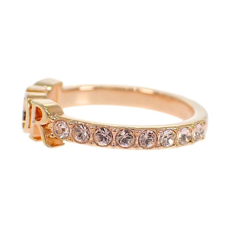 Dior  R2700WOMCY_D12P #10.5(JP Size) ring pink/gold metal/crystal Women
