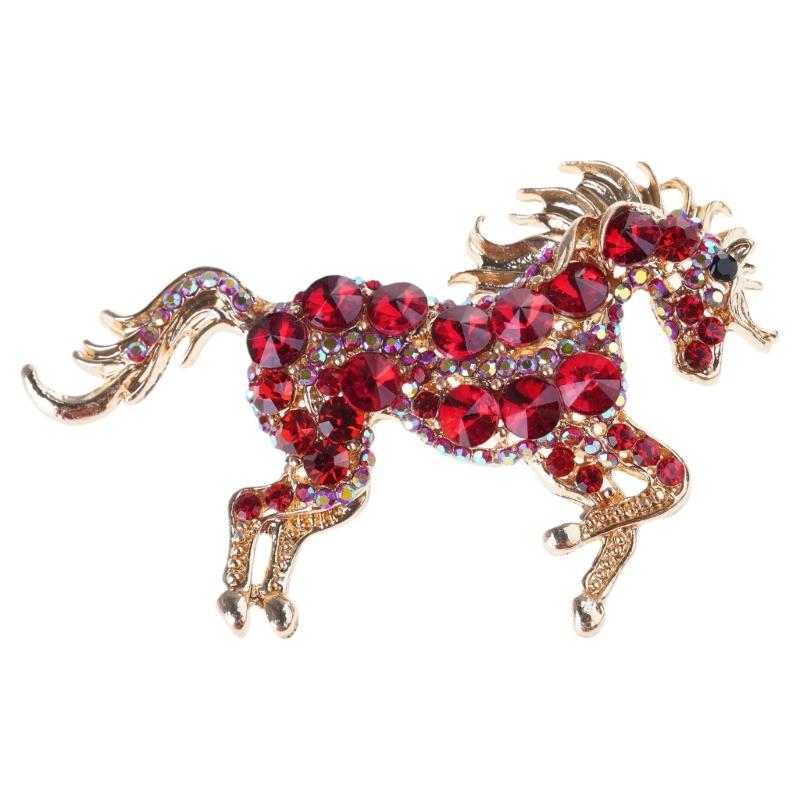 Elegant Unicorns Brooch For Women Portable Alloy Jewelry Accessory for Daily Wear and Special Occasions