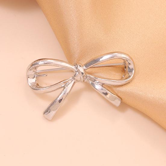 2Pcs Bowknot Lapel Pins Cute Bow Brooch Pins Women Fashion Collar Pin Stylish Accessory for Scarves Shawls Sweaters Dresses Hats