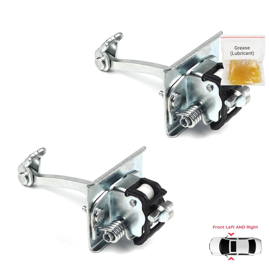 BDP769-1 2 Pieces Front Left AND Right Door Catch Hinge Brake Stop Check Strap Limiter for Peugeot 3008 MK1 T84 0U 5008 MK1 T87 0U 0E 9181Q2