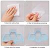 Space Saving Drain Soap Box Wall Mounted Soapbox Portable Soap Storage Rack
