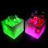 Double-Layer Beer Cooler Barrel Ice Buckets Square Champagne Wine Bucket for Nightclub Bar Party Pub Decoration