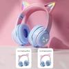 Xiaomi RGB Luminous Cat Ears Wireless Bluetooth Headphones With Microphone Headset Gamer Girl Call Noise Reduction Hifi Sale Handfree