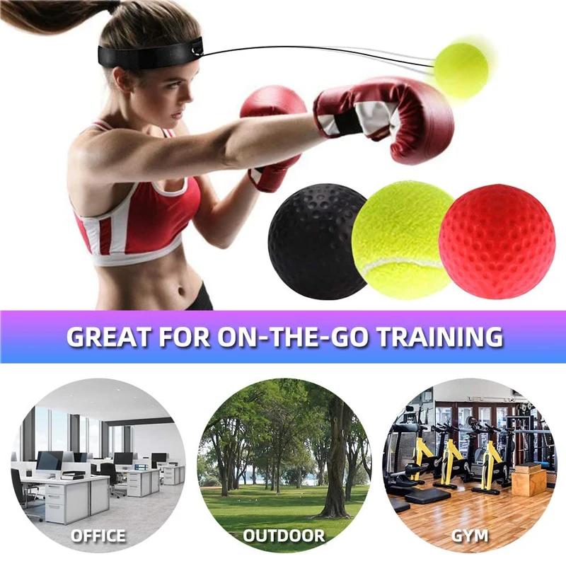 Kick Boxing Reflex Ball Head Band Fighting Speed Training Punch Ball Muay Tai Exercise Equipment Accessories