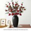 Artificial Flower Arrangement for Home Decor - Persimmon and Pomegranate Branches for Living Room, Dining Table, or Entrance Hall Display