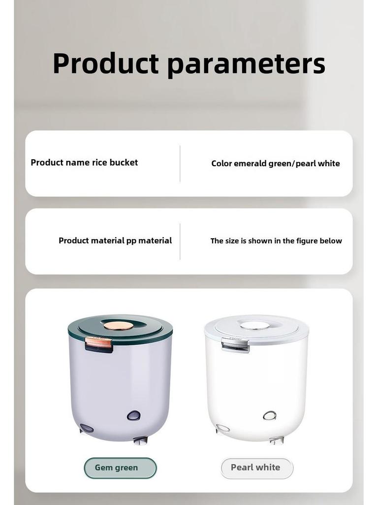 Xingyou Reis-Aufbewahrungsbox: Insektensicherer, feuchtigkeitsbeständiger, versiegelter Behälter in Lebensmittelqualität für Reis und Mehl in der Küche.