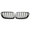 2Pcs Car Style Gloss Black Front Kidney Double Slat Grill Grille For-BMW E92 E93 3-Series 328I 335I Coupe LCI 2010-2013