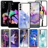 Gymnastics Water Color Phone Case For Samsung Galaxy S24 S23 S22 S20 Ultra S21 FE 5G S10 S9 Plus S10E S8 Soft Silicone Cover