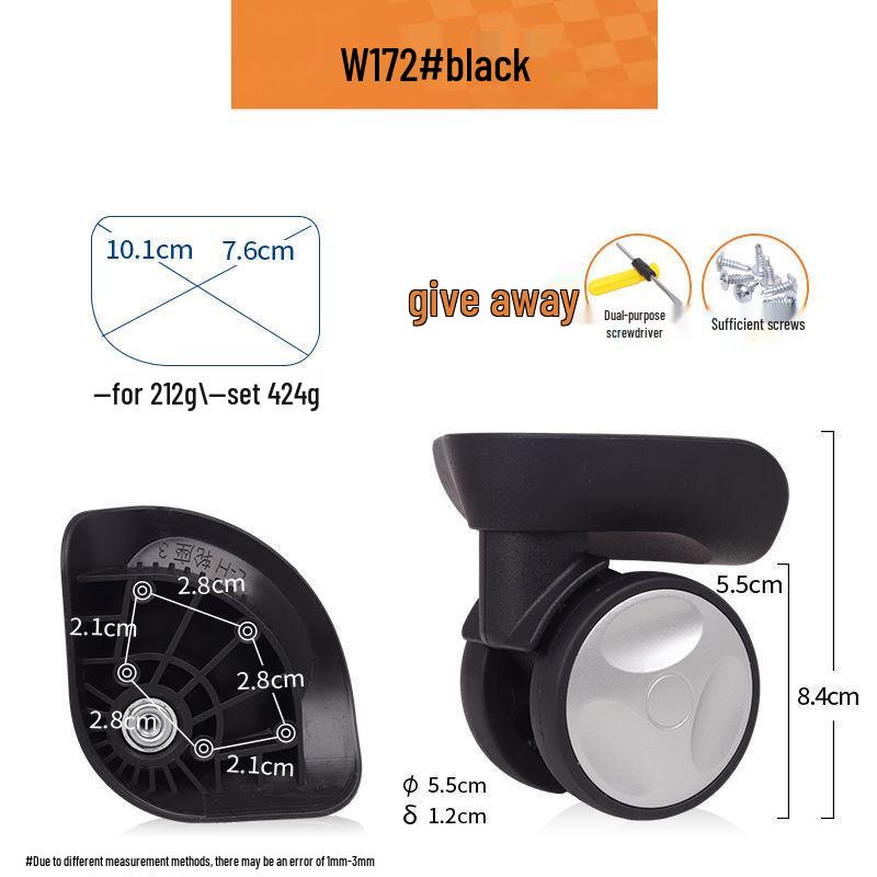 Universal Silent Roller Wheels for Suitcase Repair