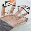 New Fashion Anti Blue Light Blocking Glasses Women Retro Cat Eye Frame Literature Computer Clear Lens Simple Female Eyeglasses