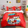 Santa and Snowman Winter Set Bedding Duvet Cover Set Duvet Cover Pillowcases  (1*Duvet Cover 2*Pillowcases, without duvet insert)