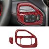 Red Carbon Fiber 4WD Adjustment Switch Cover Trim For Dodge Ram 1500 TRX 2022+