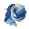 Batik Human Cotton Segment Dye Scarf Bamboo Cotton Blue Dye Beach Outdoor Sports Sun Protection Silk Scarf Shawl
