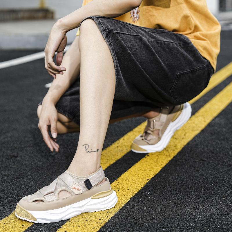 Summer Mesh Breathable Dad's Shoes Men's 2023 New Lightweight Sports Sandals Casual Men's Shoes