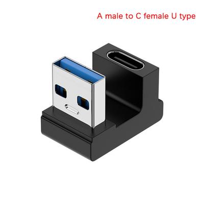 מתאם טלפון נייד Usb-A USB C ל-USB מתאם זווית ישרה סוג C מחבר